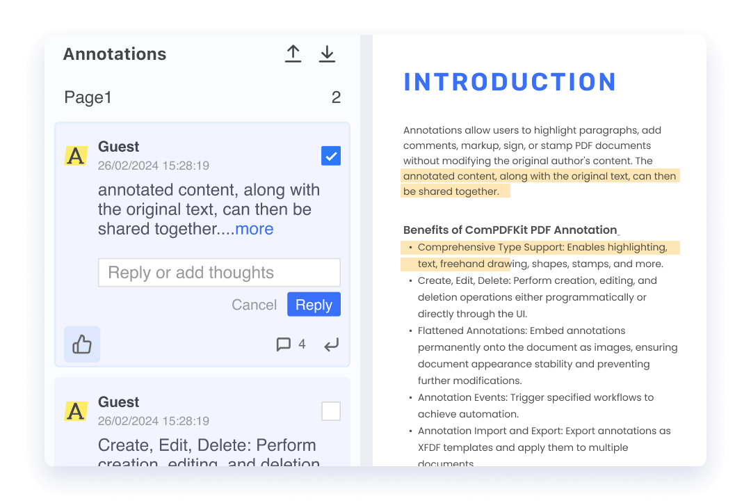 pdf annotations