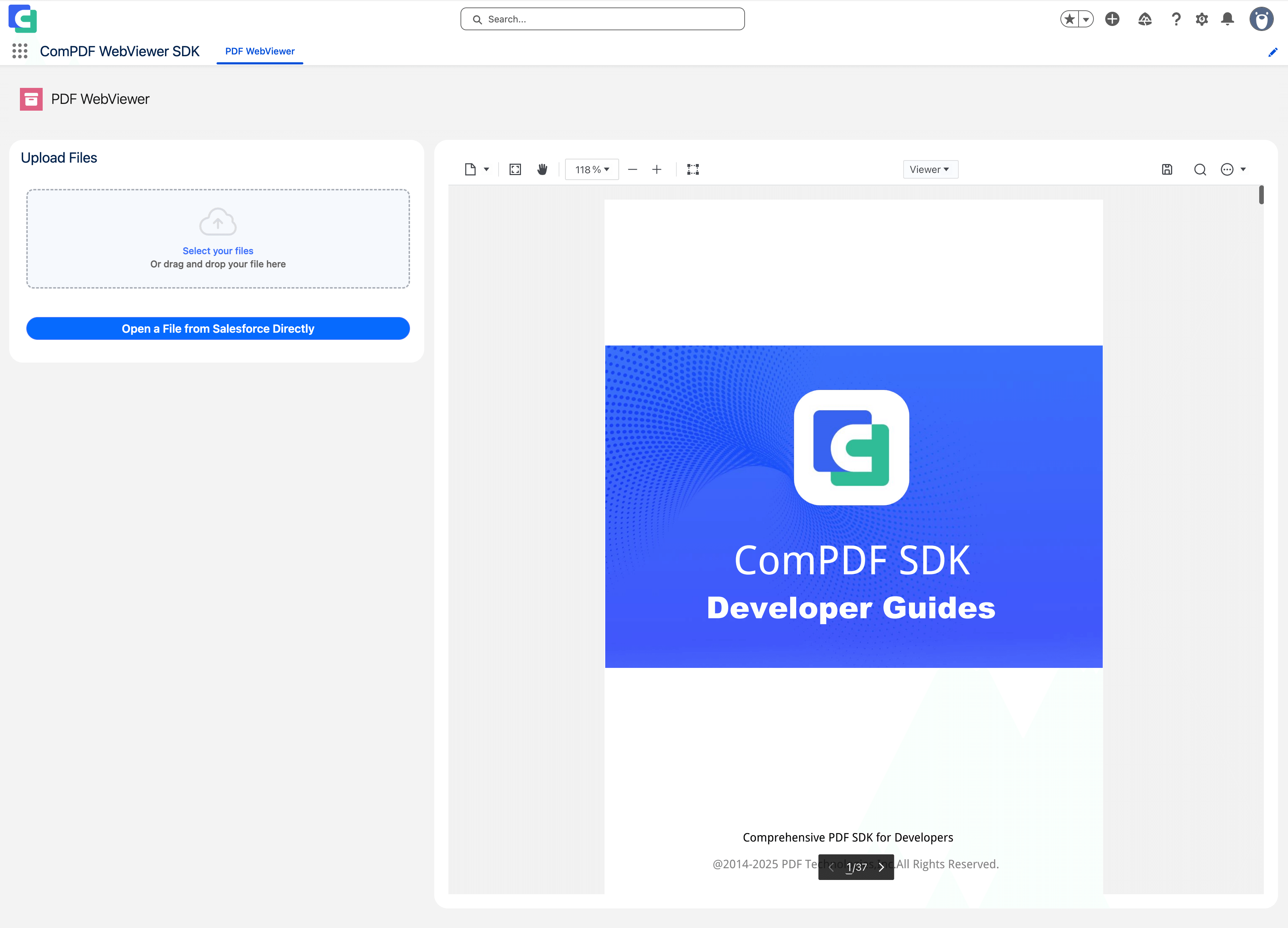 salesforce-webviewer-ComPDF