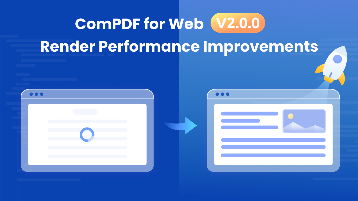 ComPDF for Web V2.0.0: Render Performance Improvements