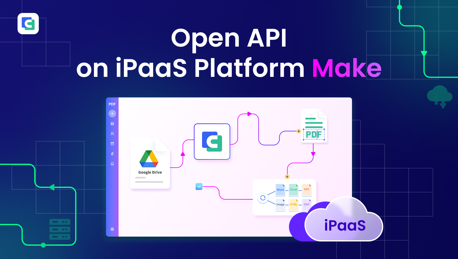 Document Low-Code Solution: ComPDF & Make - iPaaS Platform