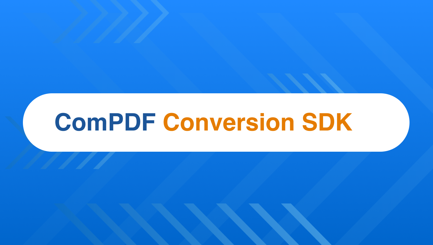 Introducing ComPDF Conversion SDK