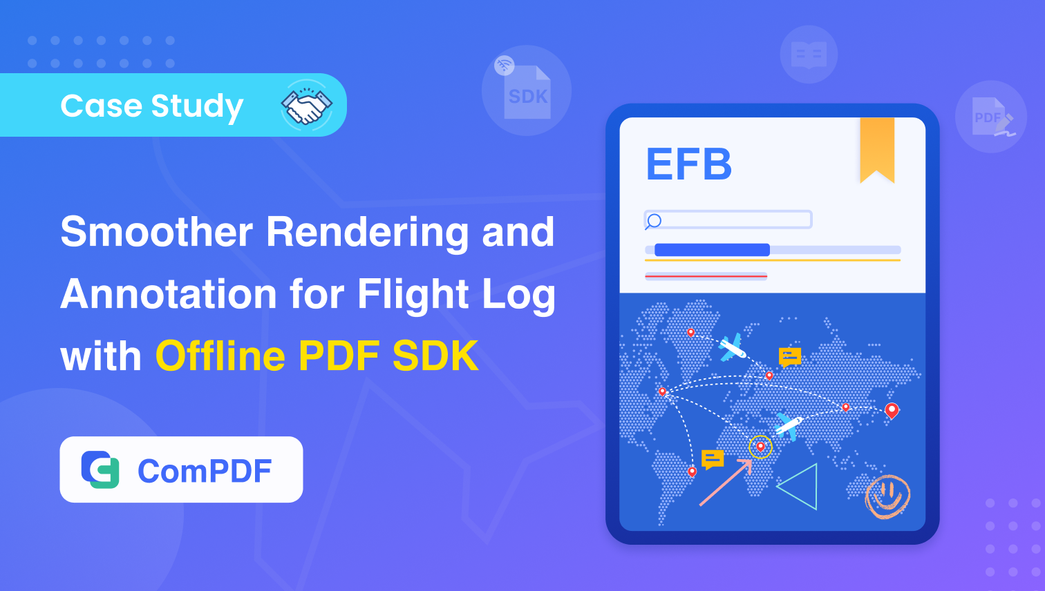 Smoother Rendering and Annotation for Flight Log with Offline PDF SDK
