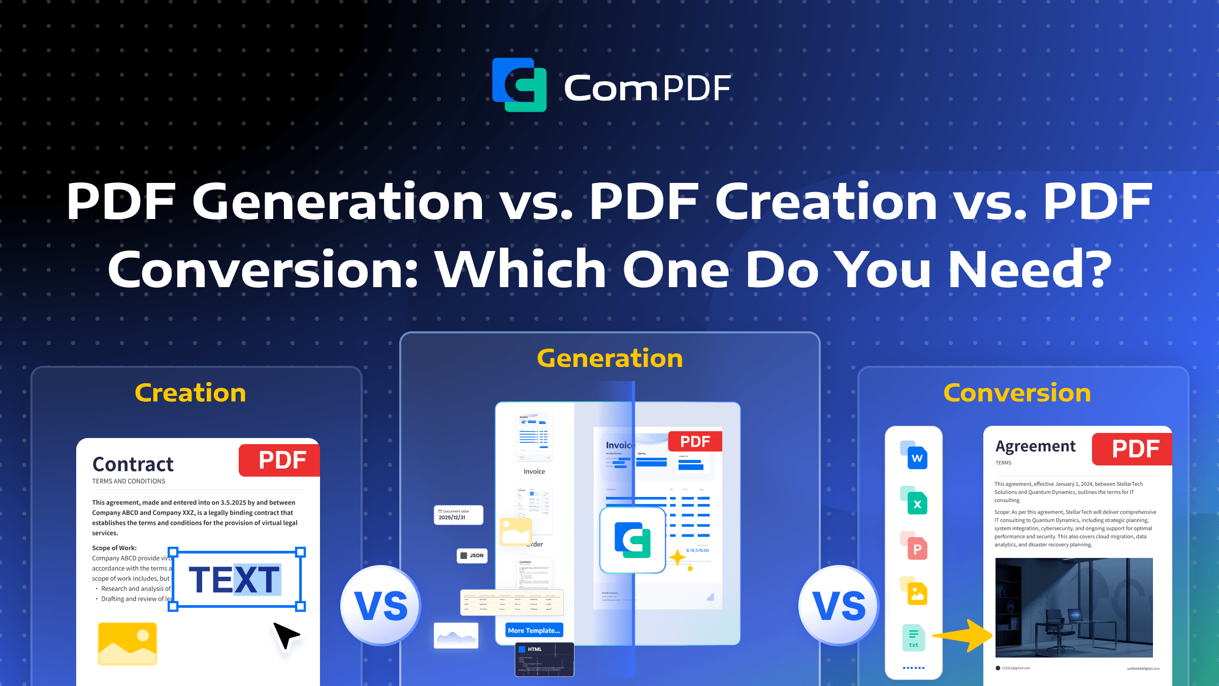 PDF Generation vs. PDF Creation vs. PDF Conversion_ Which One Do You Need