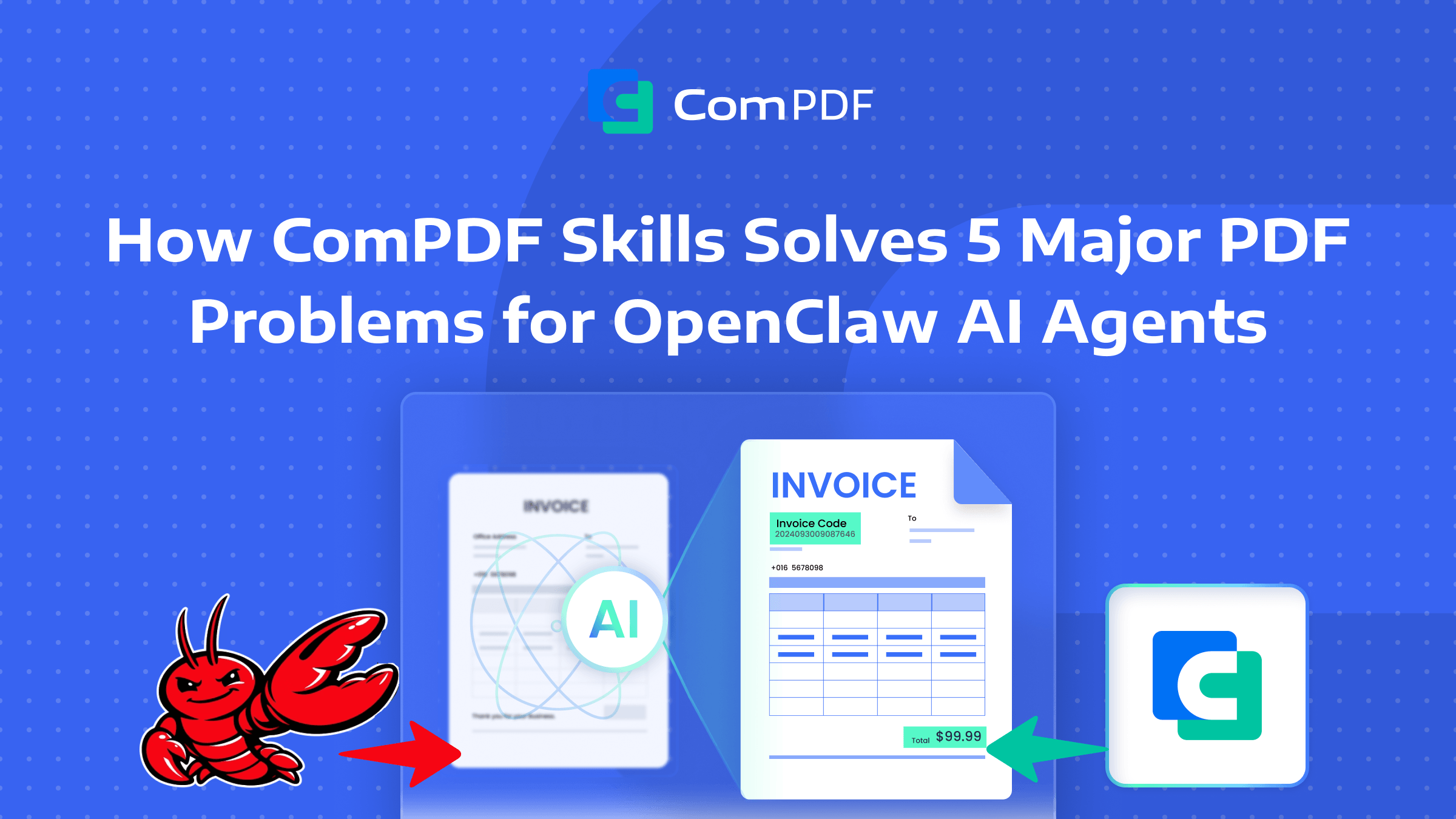 How ComPDF Skills Solves 5 Major PDF Problems for OpenClaw AI Agents
