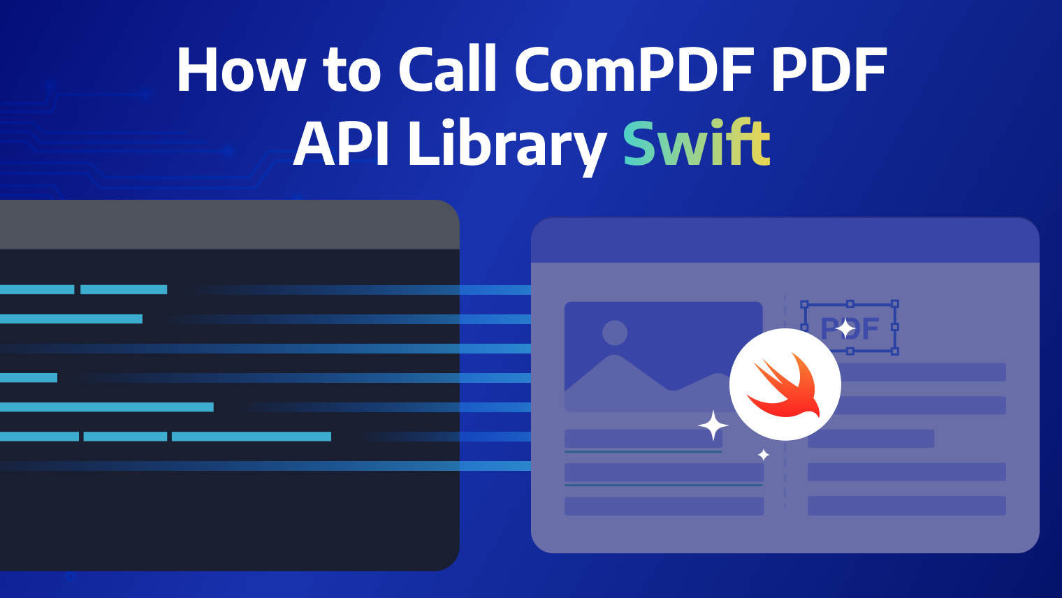 How to Call the PDF API Library of ComPDF Cloud in Swift