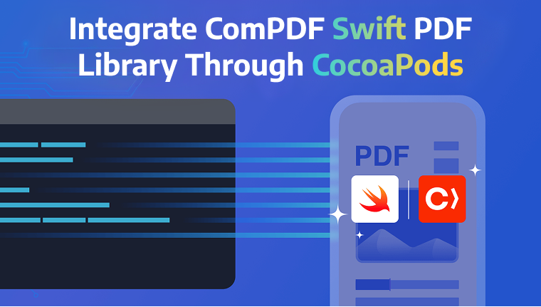 Integrate ComPDF Swift PDF Library Through CocoaPods