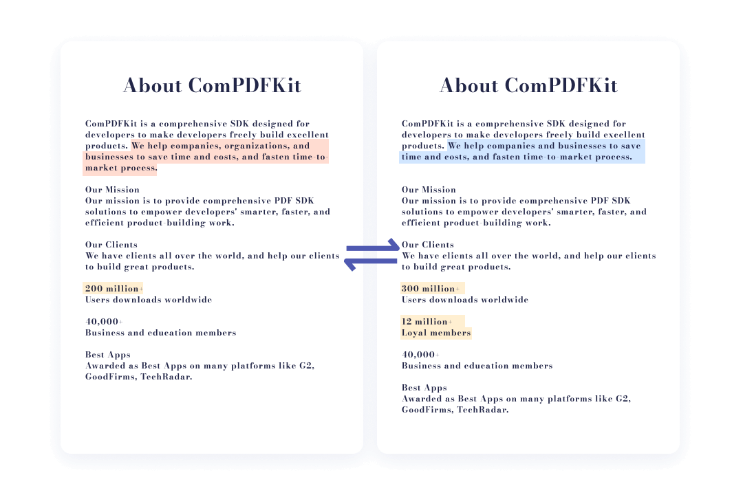 Document Comparison | ComPDF
