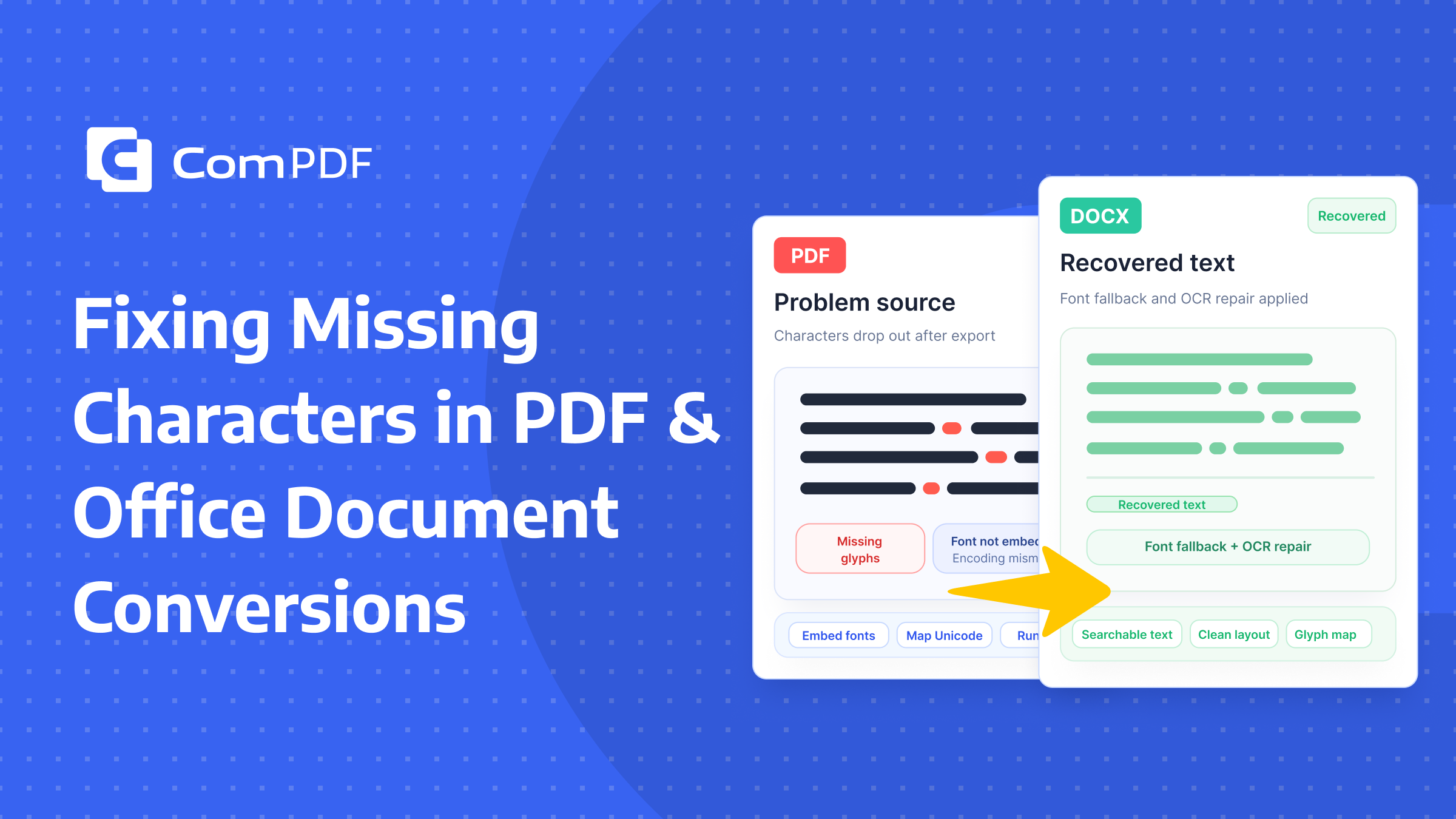The Ultimate Guide to Fixing Missing Characters in PDF & Office Document Conversions