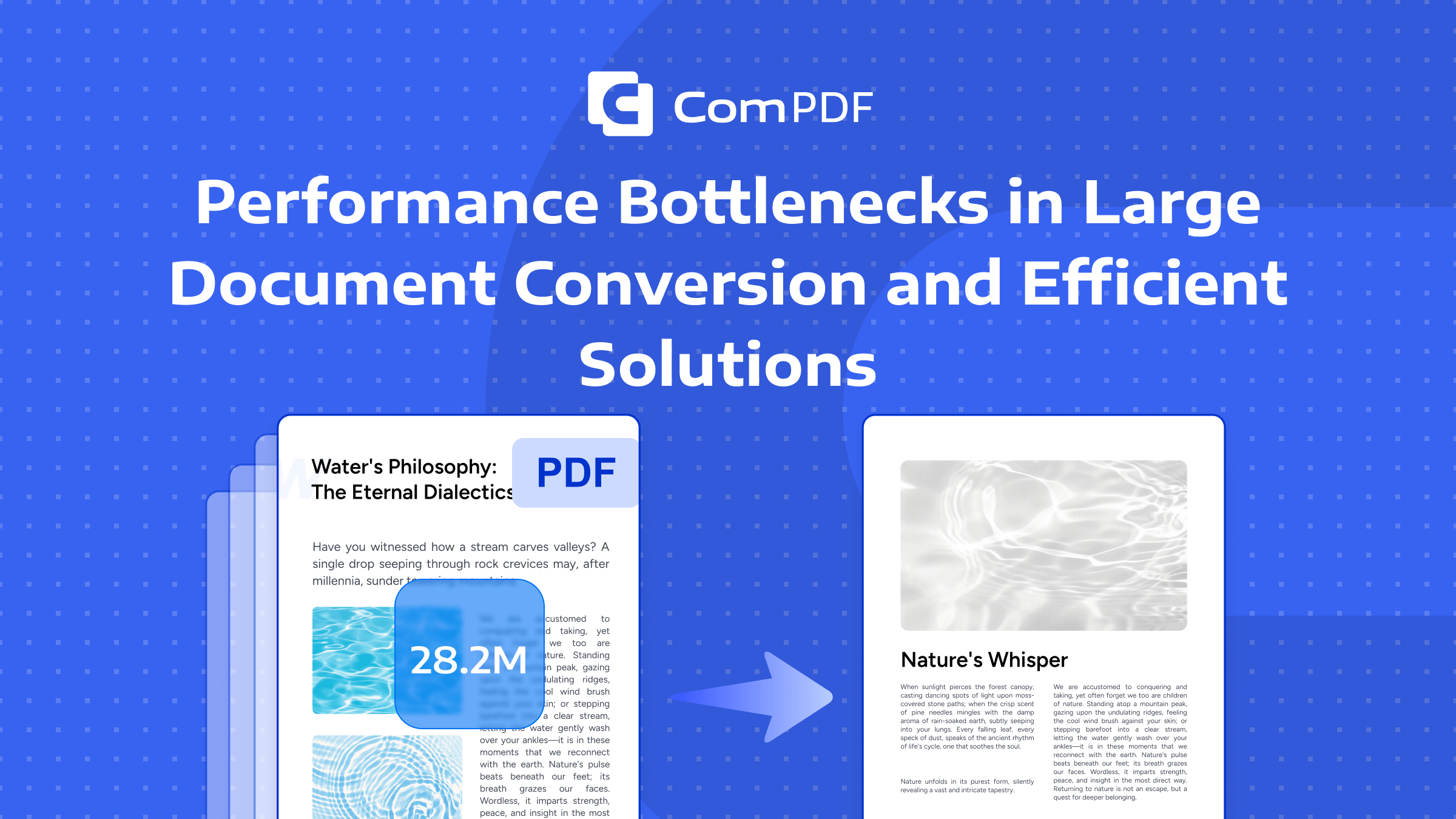 Performance Bottlenecks in Large Document Conversion and Efficient Solutions