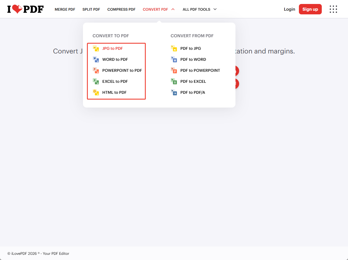iLovePDF &mdash; The Smoothest Online PDF Experience